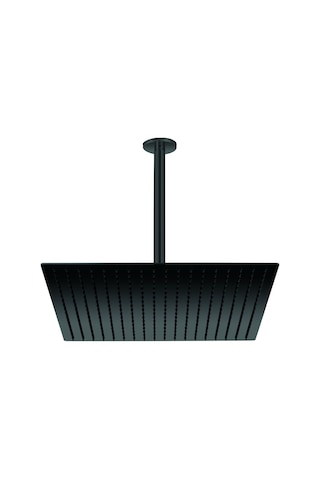Gpd Ankastre Duş Başlığı Kare Slim Metal 40x40 Cm Siyah Ads23-s Siyah