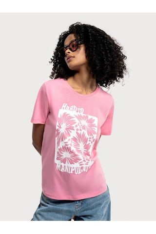 LOFT Regular Fit Kadın Tshirt K.kol Lf2032497 Q1.v1 Pembe