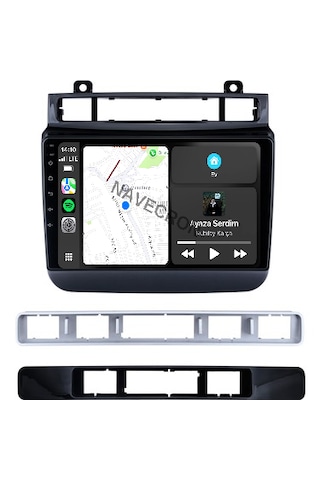 Volkswagen Touareg 2010-17 9" Uyumlu Androıd Multimedya Gerçek 2/32 Kablosuz Carplay Geri Görüş Kameralı 9"