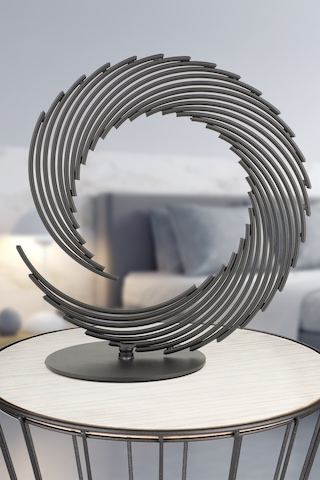 Begüsa Bakü Metal Aksesuar Biblo 31 Cm Siyah