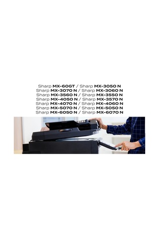 Tonermax Sharp Mx-60gt Toner Tozu Ve Çip - Sarı / Mx-3050/3550/4050/5050
