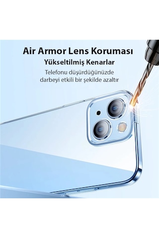 Baseus Crystal Apple iPhone Uyumlu 14 Plus 6.7 Ultra-thin Silikon Kılıf + Tempered Ekran Koruyucu Set- 5775