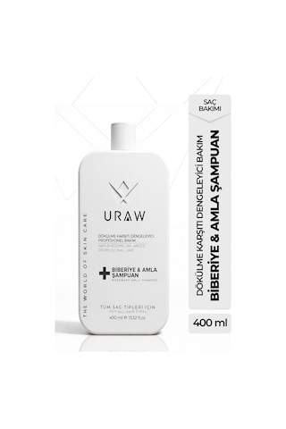 Uraw Biberiye & Amla Özlü Saç Bakım Şampuanı 400 ML
