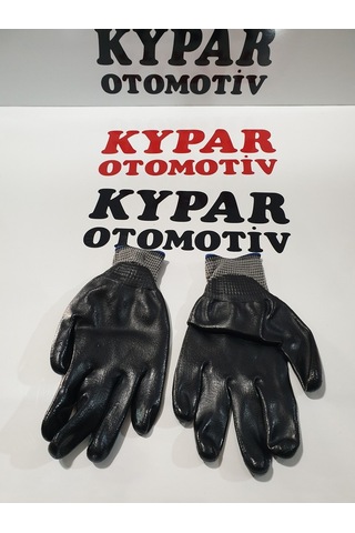 Würth Siyah Mekanikçi Eldiveni Yarı Nitril 5 Takım