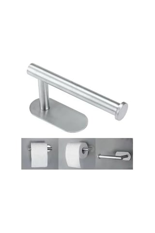 Krom Kendinden Yapışkanlı Kağıtlık, Modern Ve Fonksiyonel Tasarım 16.5 x 12.2 x 11.2 CM