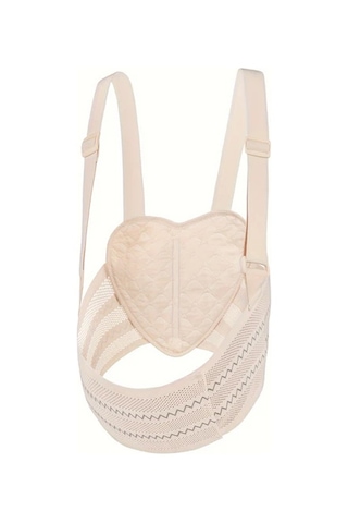 Elmpaly Hamilelikte Karın Ağırlığını Azaltan Açık Kahverengi L Boy Nefes Alabilir Karın Askısı