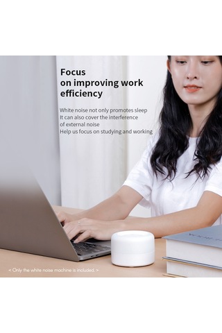 Shineyee Bebekler Ve Yetişkinler İçin Taşınabilir 12 Sesli Beyaz Gürültü Makinesi, 7 Renkli Gece Lambası Ve Şarj Edilebilir Pil Beyaz