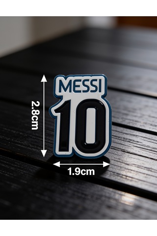 10 Üzerine Messi Telefon Sticker 3d Metal Tasarım, Arka Süs A300138