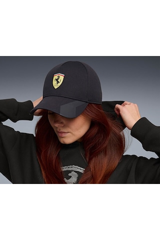 Puma Ferrari Bb Cap Şapka 02689102 Siyah Siyah
