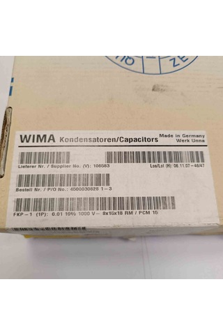 Fkp10121004f004 10nf 1000v 15mm Wima Polyester Kondansatör 56 Adet
