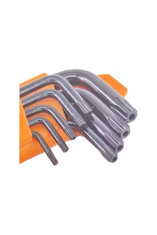 Protec Profesyonel Delikli Torx Alyan Seti Güçlendirilmiş Çelik 9