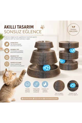 Majo Araba Karton Tırmalama