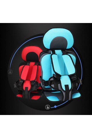 Sones Araba Taşınabilir Çocuk Koltuğu, Boyut: 54 X 36 X 25cm Kahve + Bej