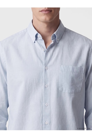 LC Waikiki Southblue Mavi Regular Fit Oxford Erkek Gömlek Blue