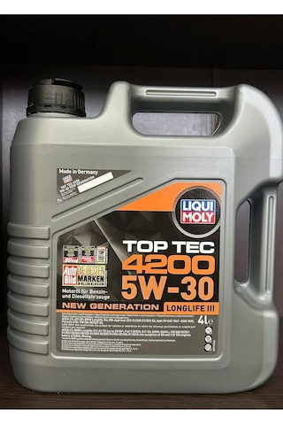 Liqui Moly 5W-30 Top Tec 4200 Tam Sentetik Motor Yağı