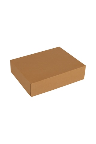 Packanya 38 x 29 x 8.5 - 25 Adet Kesimli Karton Kutu - Internet ve Kargo Kutusu