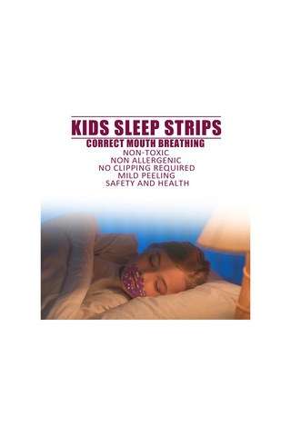 Geeroyoo Çocuklar İçin Ağız Solunumu Düzeltici, Burun Solunumu Alışkanlığı Kazandıran, 30 Adet Yapışkan Bant