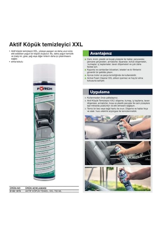 Förch R555 Multi Köpük Temizleyici Xxl - Aktif Araç İçi Temizleyi