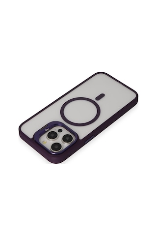 Joko iPhone 15 Pro Max Kılıf Roblox Lens Magsafe Standlı Kapak - Glblseme - 17 Derin Mor