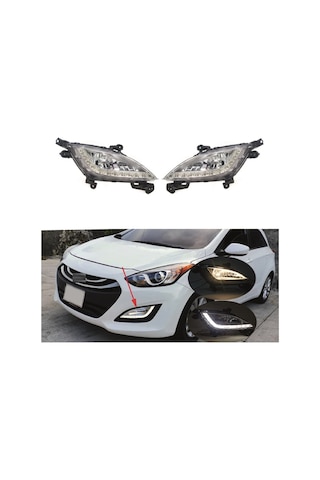 Hyundai İ30 Sis Lambası Ledli Sağ Sol Set 2013-2015
