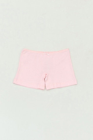 Fullamoda Fitilli Fiyonklu Kız Çocuk Boxer 23mıcg631192883-pudra Pudra