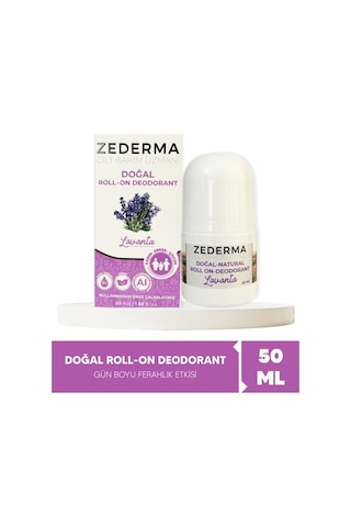 Zederma Doğal Roll-on Deodorant Lavanta