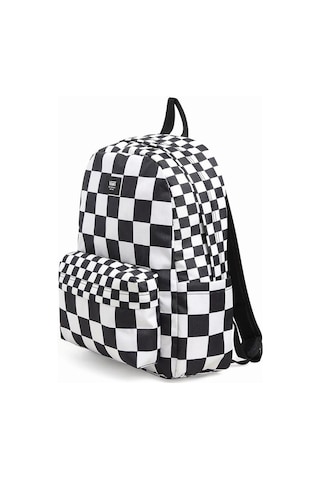 Vans Sırt Çantası Old Skool Check Damalı Antelope Vn000h4x3m41 Siyah - Beyaz