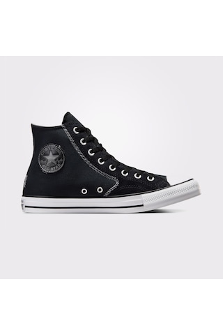 Chuck Taylor All Star Mixed Materials Kadın Siyah Sneaker Siyah