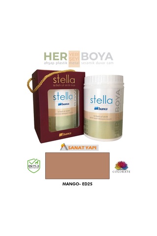 Su Bazlı Saf Akrilik Boya 1lt Mango Beyaz