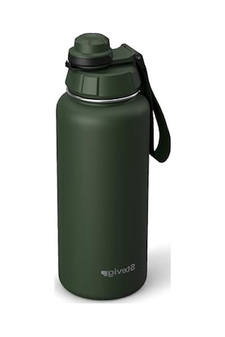 Sızdırmaz Çelik Termos - 1000 Ml Kapasite, Yeşil Renk 01