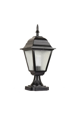 Yifomall Dış Mekan Duvar Lambası, Enerji Verimli, 36 Saat Sürekli Aydınlatma, Hava Dayanıklı, Kolay Kurulum, Modern Stil, Ev/ Villa Cephe Aydınlatması Siyah, Portakal Cam Diğer