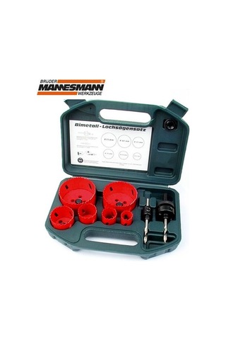 Mannesmann 44100 Hss Bi-metal Delik Testeresi Seti. 8 Parça