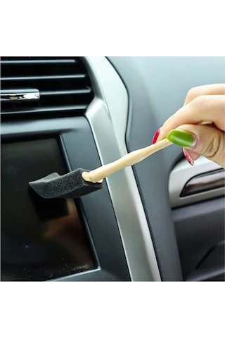 Araç Ev Ve Ofis Temizleme Fırçası Çok Amaçlı Torpido Teyp Klima Temizleme Fırçası Profesyonel 1 Adet