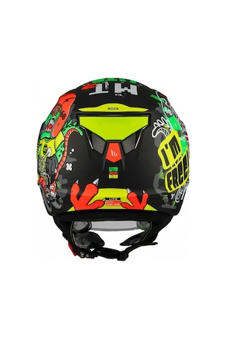Mt Helmets Young Lite Dino A1 Çocuk Kaskı Siyah