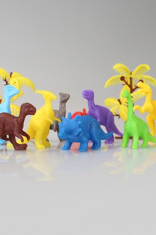 Toy Play 12 Parça Renkli Mini Dinozor Figür Seti 4-6 Cm Sku683