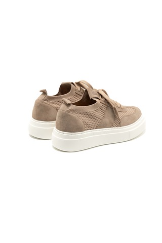 Grey Sneaker Günlük Erkek 23954 Huds Triko Logolu Gri