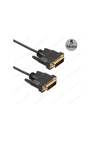 Yüksek Kalite 5 Metre Dvi To Dvi 24+1 Görüntü Kablosu