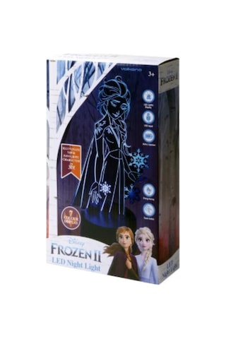 Disney Frozen Karlar Ülkesi Gece Lambası Mavi