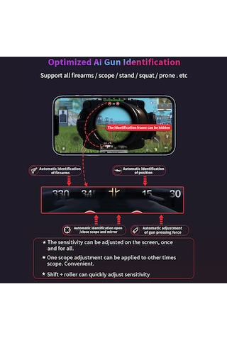 Reedark M16 Bt5.1 Kablosuz Klavye Fare Dönüştürücü - Aı Zekice Tutanak Sistemi Ve Akıllı Tekrarlama Fonksiyonu