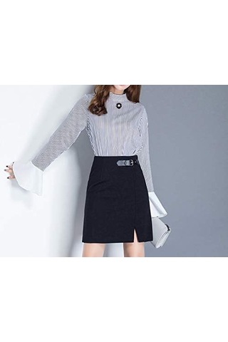 Kadınlar İçin Çiçek İnci Emaye Broş Pins Bayan Takıları Siyah