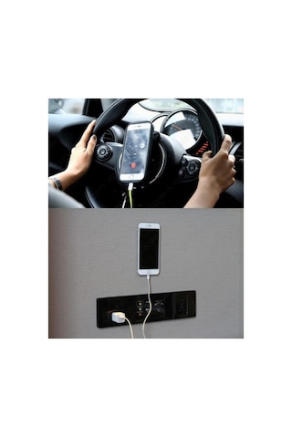 Flourish Lama Nano Kaydırmaz Güçlü Yapışkanlı Telefon Tutucu 2li Siyah - 879315069 Siyah
