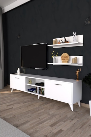 Moonlife Zümrüt Tv Ünitesi  Beyaz