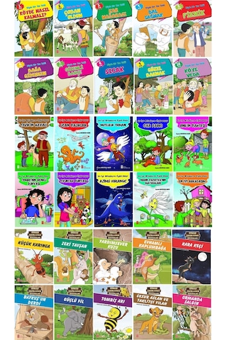 2.ve 3.sınıf Öğrenciler İçin Öğretmen Tavsiyeli Okumayı Sevdiren Hikayeler 30 Kitap