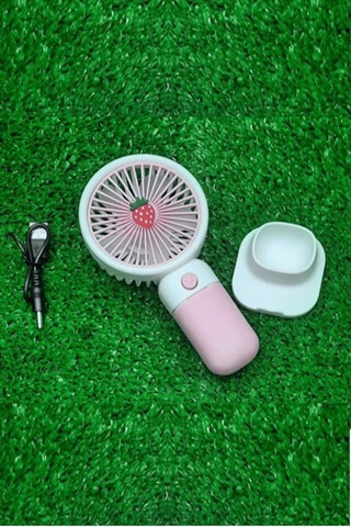 Büro Ev Ofis Hediyesi İçin Sevimli Telefon Tutuculu El Fanı