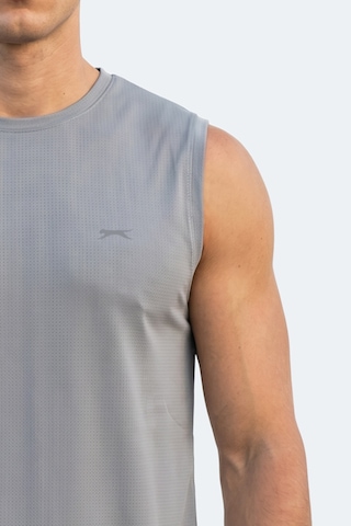 Slazenger Herofıt Erkek Kolsuz Gri Atlet