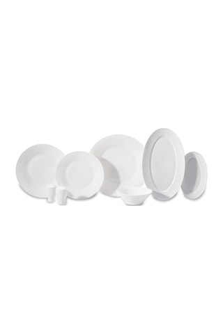 Korkmaz Linea Collection 30 Parça Yemek Takımı A9823 Beyaz