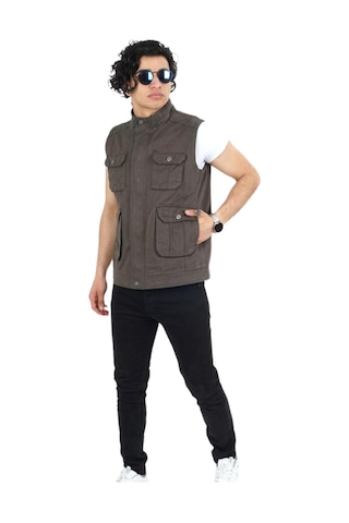 Erkek Büyük Beden Spor Avcı Yelek 9490 Bgl-st03044 Haki