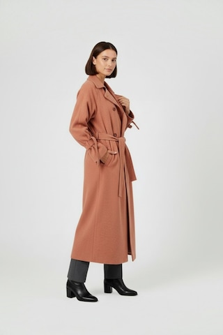 Durivya Oversize Kaşe Kaban Tarçın