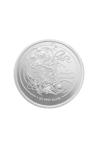 AgaKulche Mısır Tanrısı Gümüş Sikke Coin