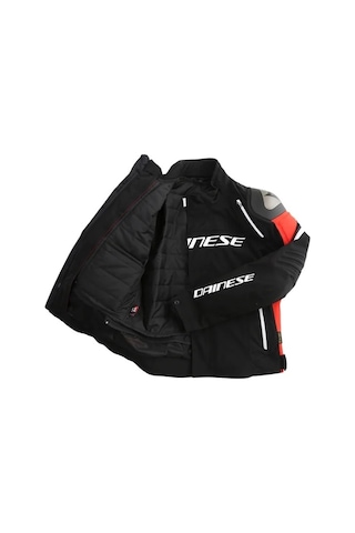 Dainese Daınese Racıng 3 D-dry Jacket Black Black Red - 50